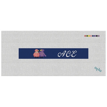 Friendship Birds Needlepoint Key Fob Kit