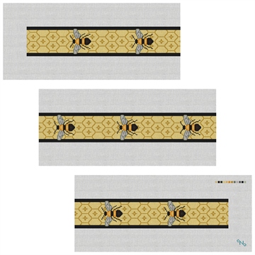 Garden Bee Purse Guitar Strap Needlepoint Kit