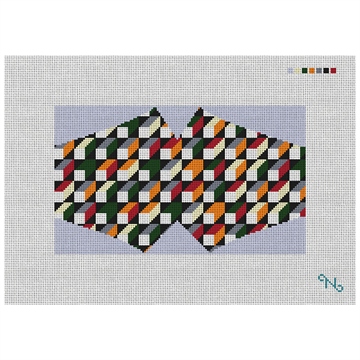 Geometric Mosaic Face Mask Needlepoint Kit