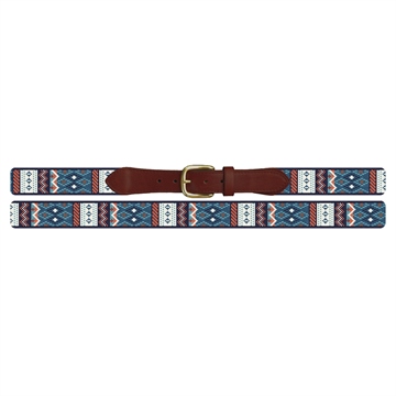 Geometric Needlepoint Belt 