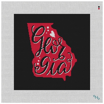 Georgia Needlepoint Pillow Kit