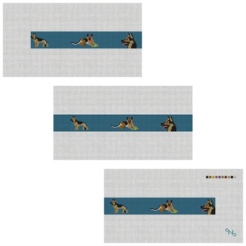 German Shepherd Needlepoint Belt Kit