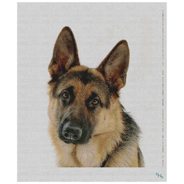 German Shepherd Needlepoint Kit