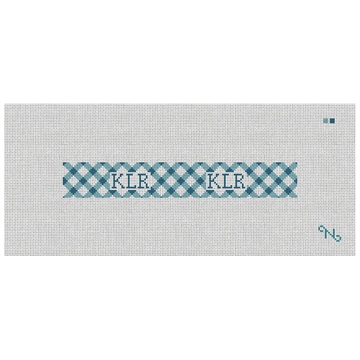 Gorgeous Gingham Needlepoint Key Fob Kit