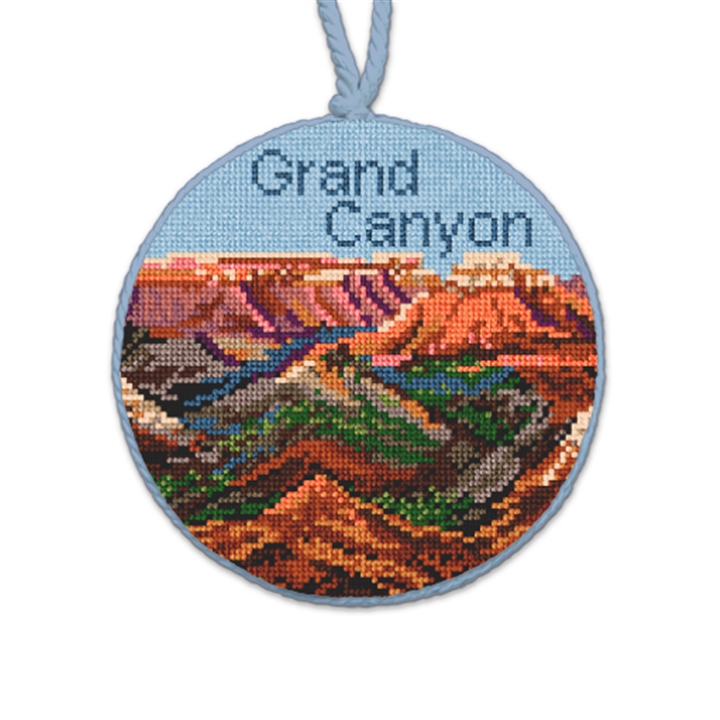 Grand Canyon National Park Needlepoint Ornament