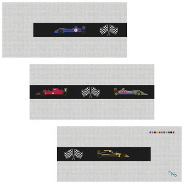 Grand Prix Needlepoint Belt Kit