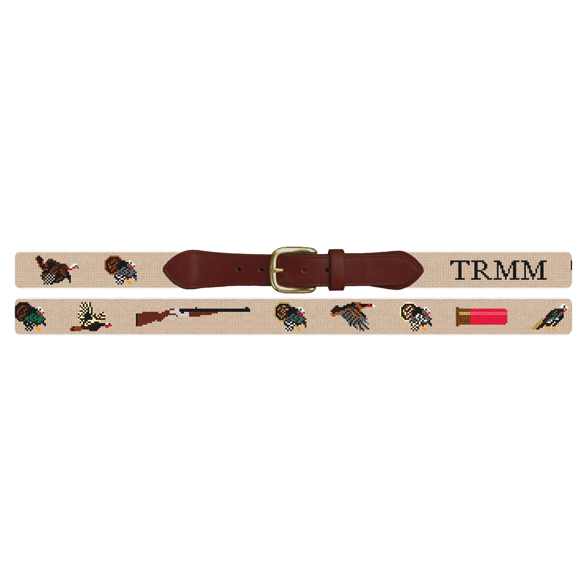 Grand Slam Turkey Needlepoint Belt