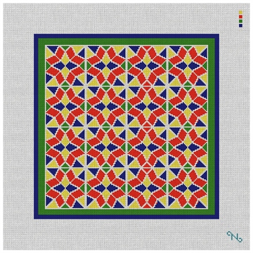 Green Cosenza Needlepoint Tapestry Kit