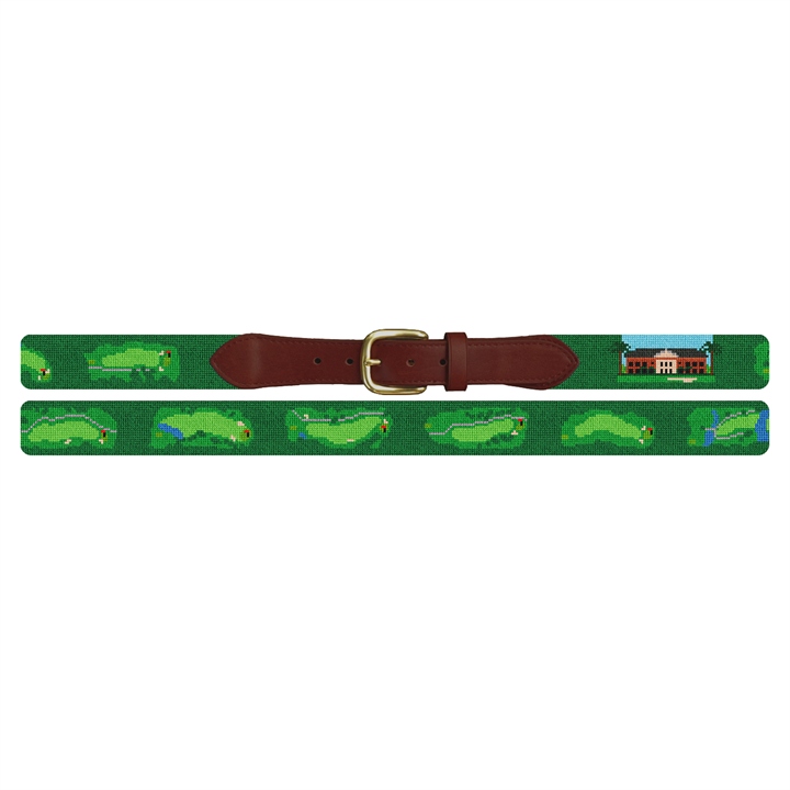 Green Island Golf Course Needlepoint Belt