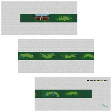 Green Island Golf Course Needlepoint Belt Kit