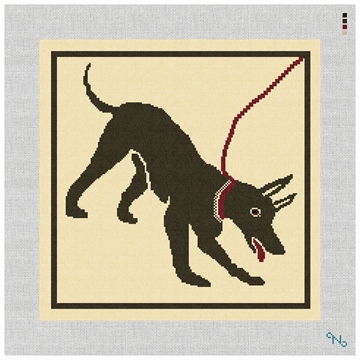 Guard Dog from the House of Orpheus Kit Stitched Preview