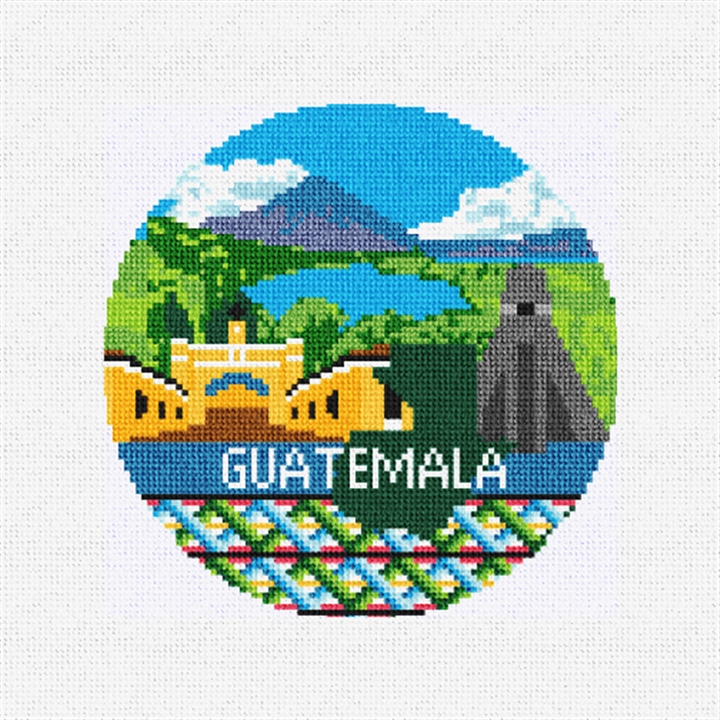 Guatemala Needlepoint Ornament Kit