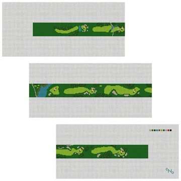 Gulph Mills Golf Club Needlepoint Belt Kit