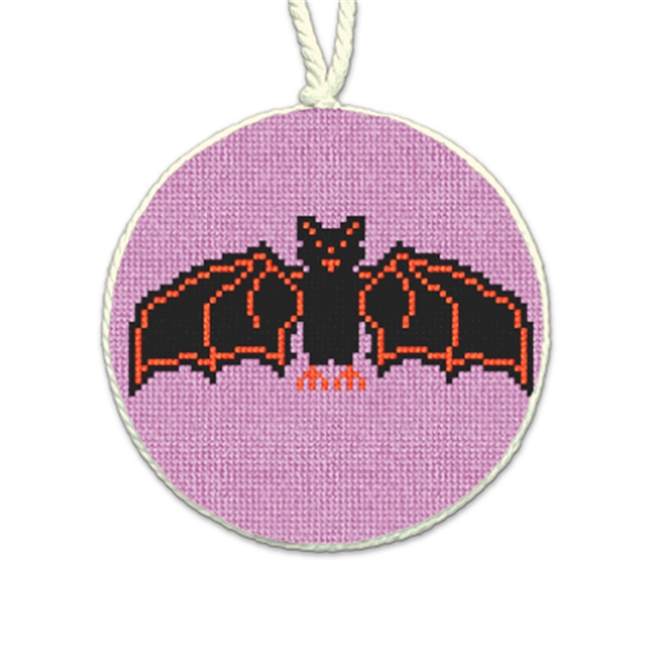 Halloween Bat Needlepoint Ornament