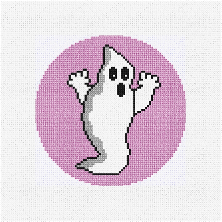 Halloween Ghost Needlepoint Ornament Kit