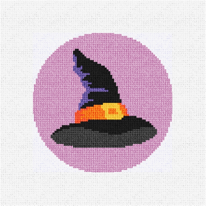 Halloween Hat Needlepoint Ornament Kit