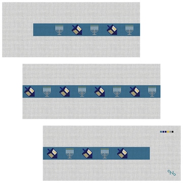 Hanukkah Needlepoint Belt Kit