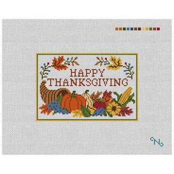 Happy Thanksgiving Needlepoint Door Hanger Kit
