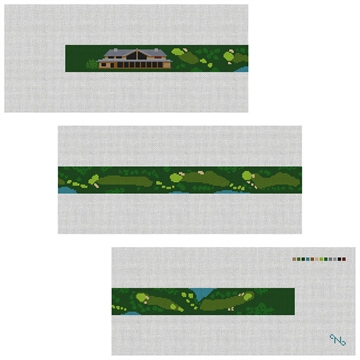 Harding Park Golf Course Needlepoint Belt Kit