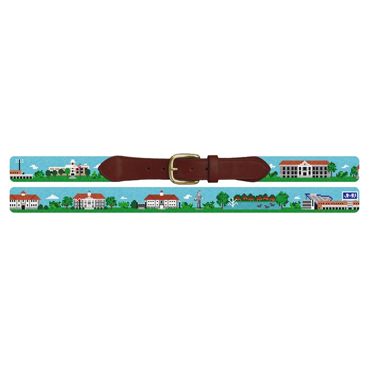 Harrisonburg Virginia Landscape Needlepoint Belt