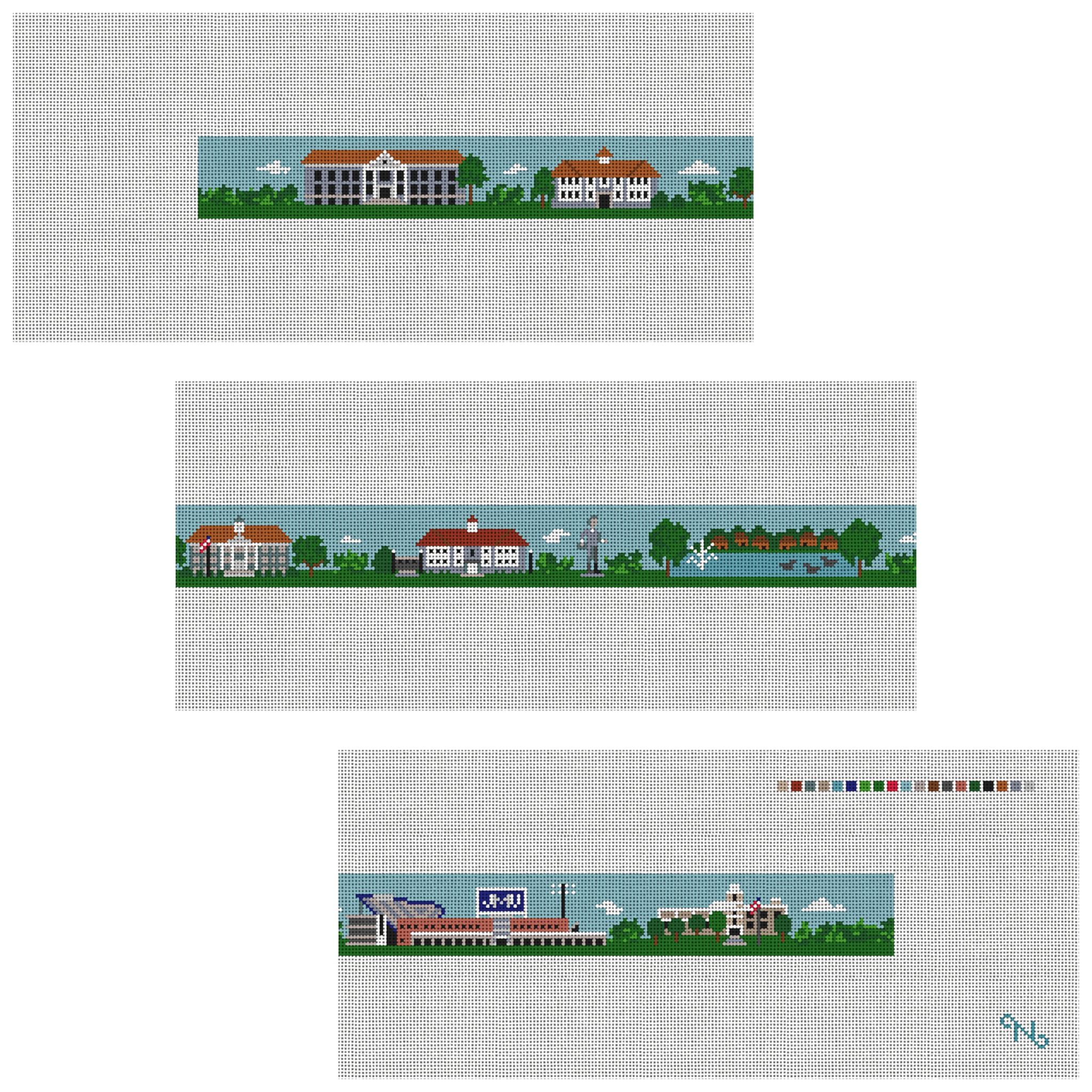 Harrisonburg Virginia Needlepoint Belt Kit