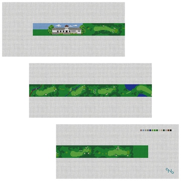 Hartford Golf Club Needlepoint Belt Kit
