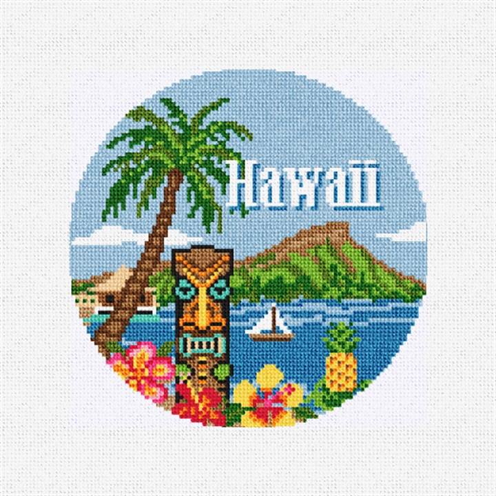 Hawaii Needlepoint Ornament Kit
