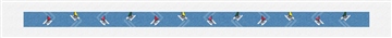 Hobie Cats Needlepoint Belt Kit Stitched Preview