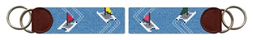 Hobie Cats Needlepoint Key Fob