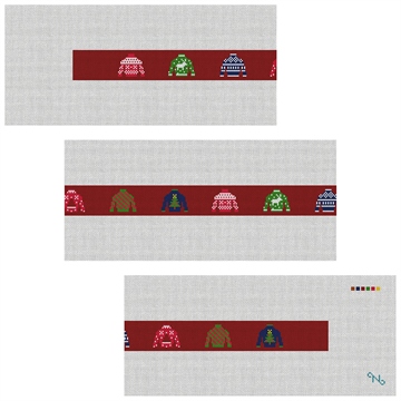 Holiday Sweater Needlepoint Belt Kit