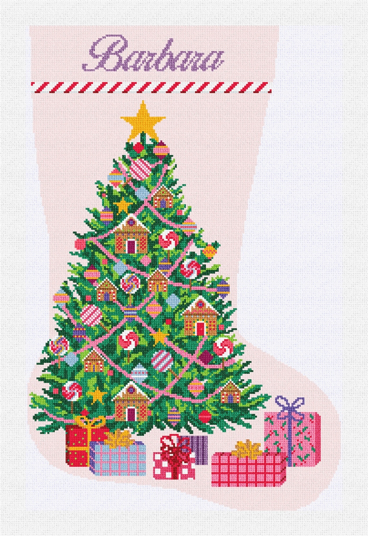 Home Sweet Holiday Stocking Needlepoint Kit