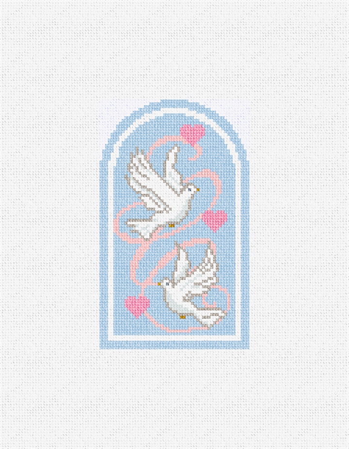 Hope Doves Needlepoint Ornament Kit