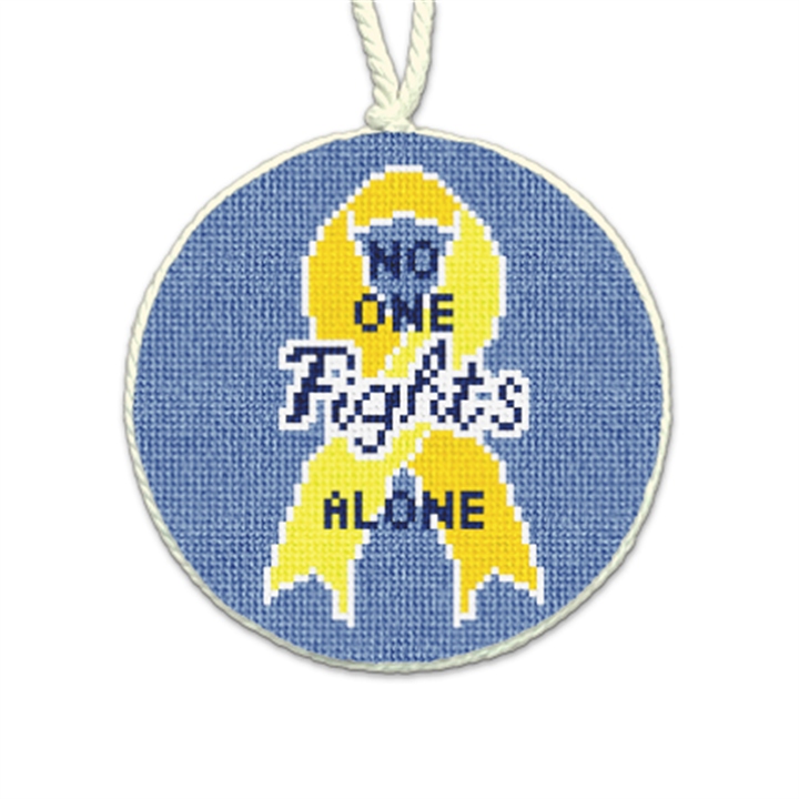 Hope for Heroes Needlepoint Ornament