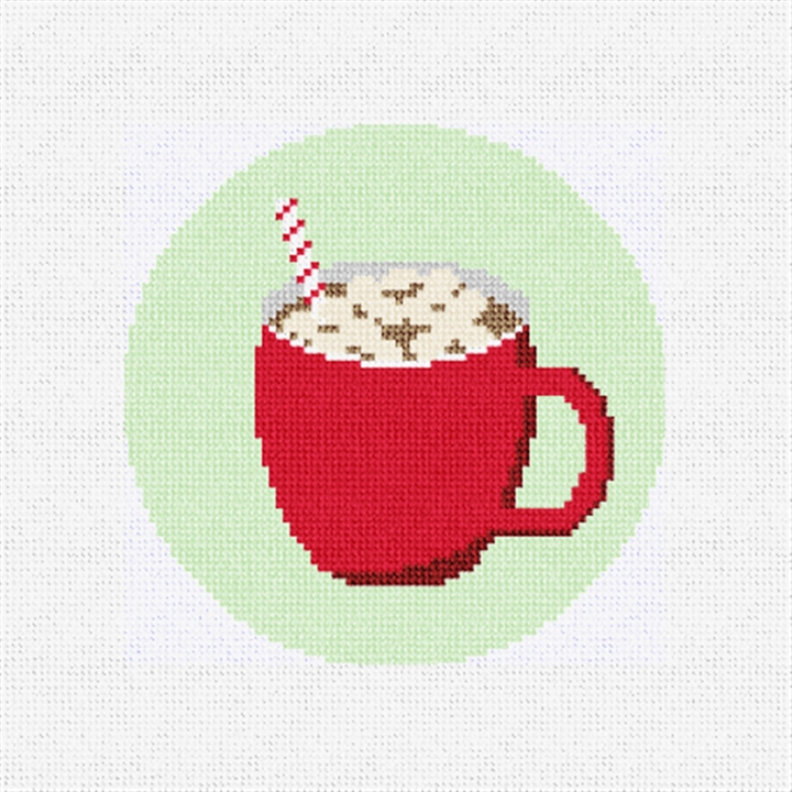 Hot Cocoa Needlepoint Ornament Kit