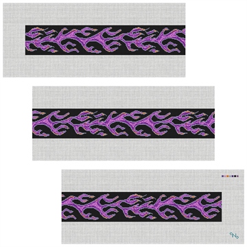 Hot Flames Purse Guitar Strap Needlepoint Kit