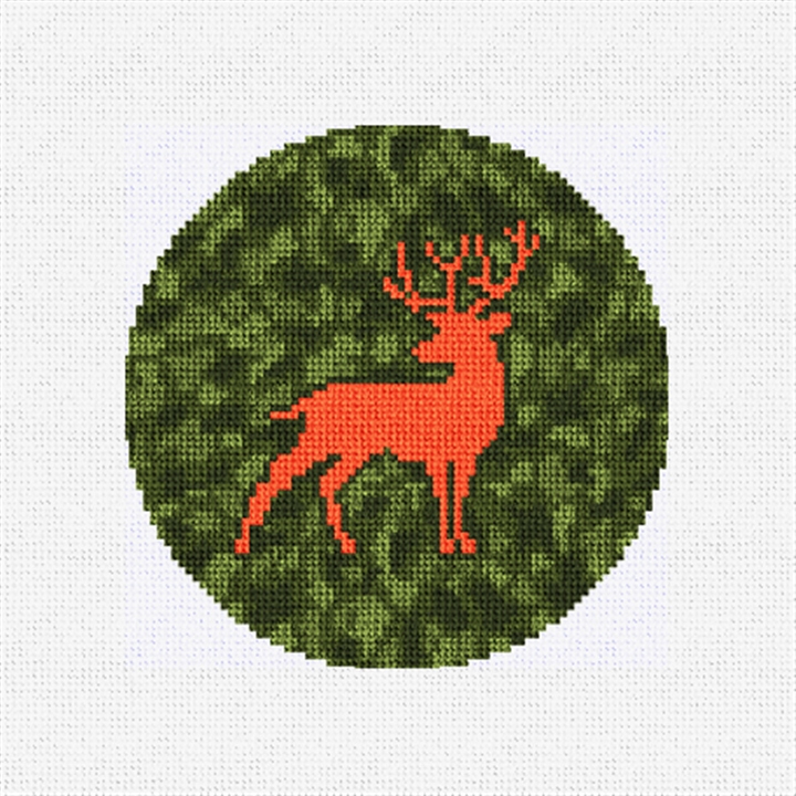 Hunters Camouflage Needlepoint Ornament Kit