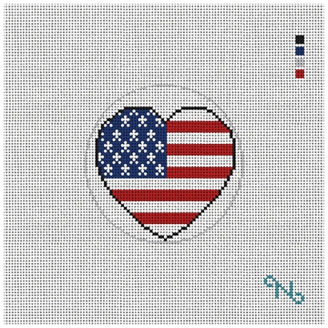 I Love America Needlepoint Ornament Kit