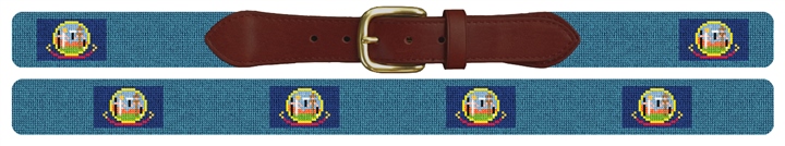 Idaho Flag Needlepoint Belt