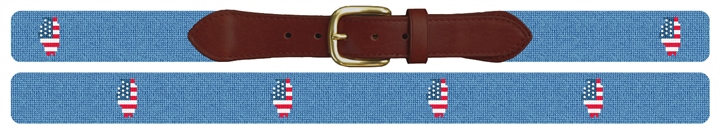 Illinois State Needlepoint Belt