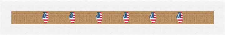 Illinois State Needlepoint Dog Collar Kit