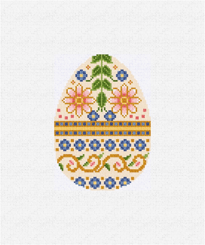 Imperial Daisy Easter Egg Needlepoint Kit