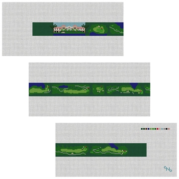 Imperial Golf Course Needlepoint Belt Kit