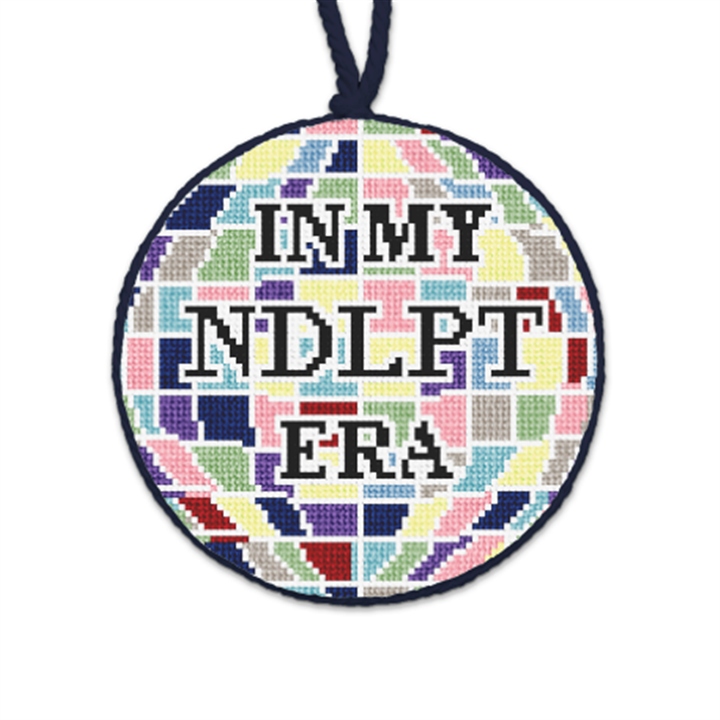 In My Era Mirrorball Needlepoint Ornament
