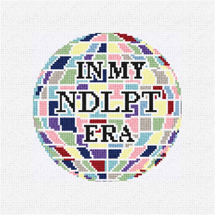 In My Era Mirrorball Needlepoint Ornament Kit