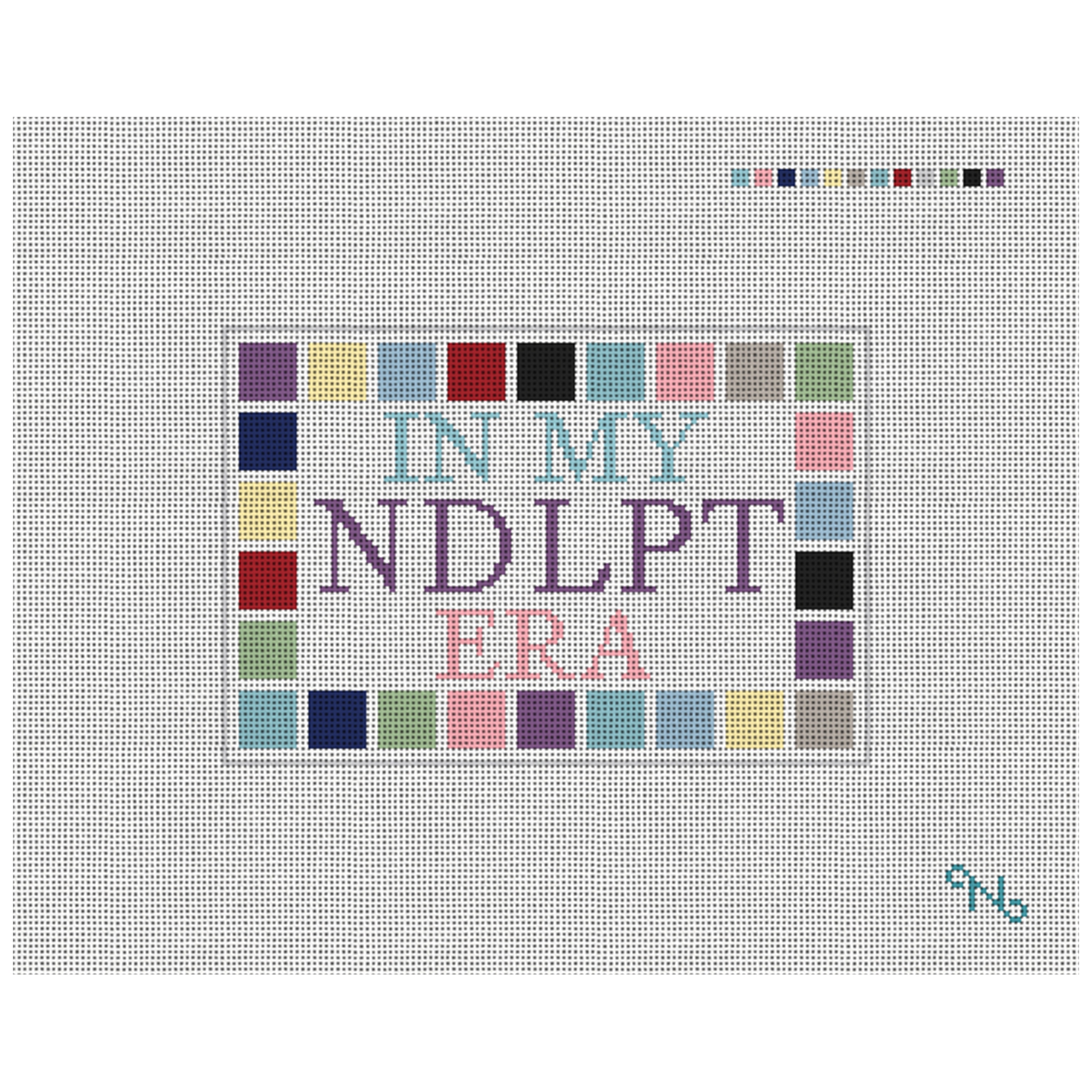 In My Era Needlepoint Door Hanger Kit