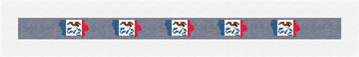 Iowa State Needlepoint Dog Collar Kit