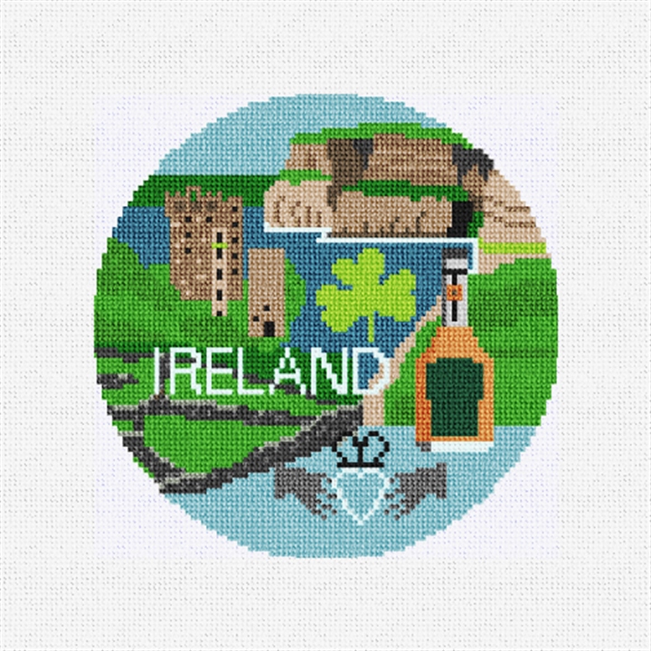 Ireland Needlepoint Ornament Kit