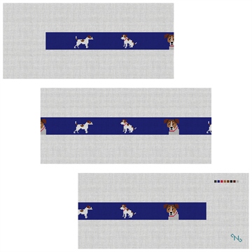 Jack Russell Needlepoint Belt Kit