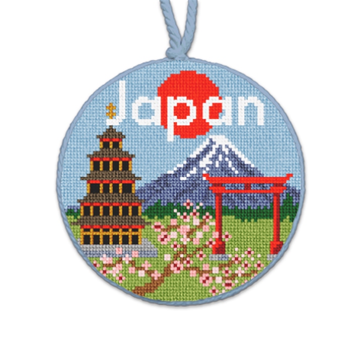 Japan Needlepoint Ornament 