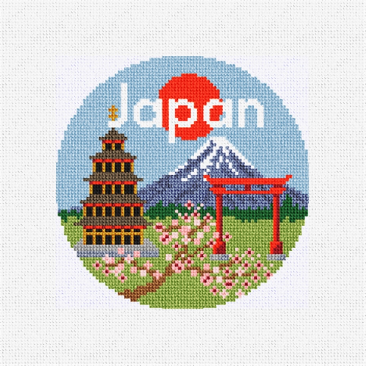 Japan Needlepoint Ornament Kit